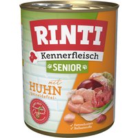 24x800g RINTI Kennerfleisch Senior : poulet Pâtée pour chien