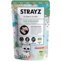 STRAYZ ekologisk soppa 14 x 40 g - Ekologisk lax & ekologisk rosmarin