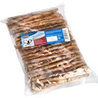 100 bâtonnets peau de bœuf Trixie torsadés à mâcher pour chien - Friandises pour chien