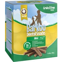 Lot Barkoo Dental Snacks - Recette SANS CÉRÉALES pour chien - 56 bâtonnets (640 g) pour petit chien