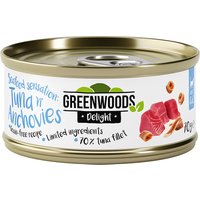 Greenwoods Delight Tuna Fillet & Anchovies - Ekonomipack: 24 x 70 g