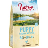 400g Purizon Puppy poulet, poisson sans céréales - Croquettes pour chien