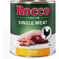 Rocco Single Meat 6 x 800 g - Kyckling