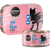 Cosma Asia i gelé 6 x 170 g - Tonfisk & braxen