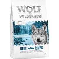 1kg Adult Blue River, saumon Wolf of Wilderness Croquettes pour chien