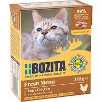 6x370g Bozita Bouchées en gelée riches en poulet - Pâtée pour chat