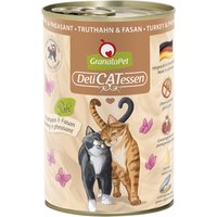 6x400g DeliCatessen GranataPet dinde, faisan pour chat