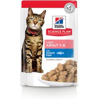 Hill's Science Plan Adult Light pour chat - poisson de mer (12 x 85 g)