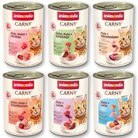 animonda Carny Adult 12 x 200 / 400 g - Pack de prueba - Pack mixto de ave (12 x 400 g)