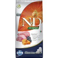 Farmina N&D Medium & Maxi, potiron, agneau et myrtille pour chiot - 12 kg