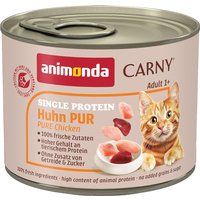 6x200g Single Protein Adult pur poulet Animonda Carny - Pâtée pour chat