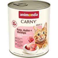 animonda Carny Adult 6 x 800 g - Kalkon, kyckling & räkor