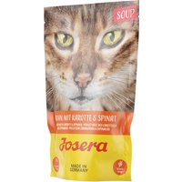16x70g Josera Soup poulet avec des carottes et des épinards nourriture humide pour chat