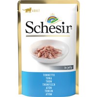 6x85g Schesir en gelée thon en gelée - Pâtée pour chat
