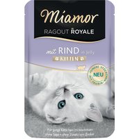 22x100g Miamor Ragoût Royal Kitten bœuf - Pâtée pour chaton