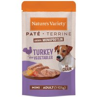 2x8x150g Mini : dinde Pâté No Grain Original Nature's Variety sachets pour chien