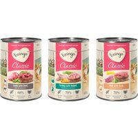 Blandat provpack: Feringa Classic Meat 6 x 400 g Mixpack II (3 sorter): Kanin & kalkon, Anka & kalv, Lamm & nötkött