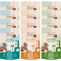12x125g Mixpack MjAMjAM pur plaisir de la viande (3 sortes) nourriture pour chat humide