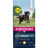15 kg + 3 kg på köpet! 18 kg Eukanuba Adult och Puppy - Adult Large Breed Chicken