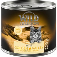 Wild Freedom Kitten 6 x 200 g - Golden Valley - Rabbit & Chicken