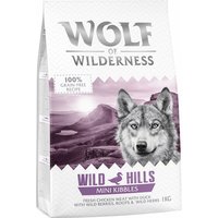 1kg Mini Wild Hills canard Wolf of Wilderness Croquettes pour chien