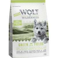 Blandat provpack: 2 x 1 kg Little Wolf of Wilderness Junior - Lamb & Duck