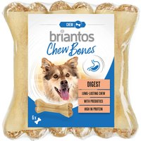 Briantos Chew Bones Digest (avec des prébiotiques) pour chien - 6 x 12 cm (330 g)
