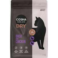 Cosma canard, poulet pour chat - 2 x 2 kg