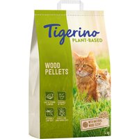 8l (4kg) Litière pour chat Tigerino Plant-Based Bois-Pellets - Parfum naturel de bois, sans parfum