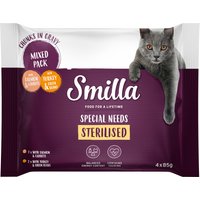 Smilla Pouch Chunks Sterilised med grönsaker portionspåse - Mixpack (4 x 85 g)