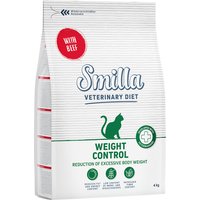 Smilla Veterinary Diet Weight Control bœuf pour chat - 4 kg