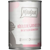 Paquet économique 24x400g MjAMjAM délicieuses crevettes au poulet juteux nourriture pour chat humide