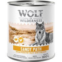Wolf of Wilderness Senior “Expedition” 6 x 800 g pour chien - Sandy Path - volaille, poulet