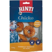 5x30g RINTI Chicko Petits Anneaux à mâcher - Friandises pour chien