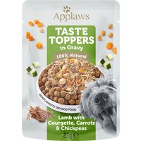Applaws Taste Toppers i sås 12 x 85 g - Lamm, morötter, zucchini & kikärtor