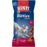 75g RINTI Bitties Adult, poulet, veau - Friandises pour chien
