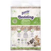 Bunny Bed O'Linum naturströ av lin - Ekonomipack: 2 x 35 l
