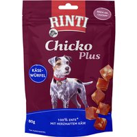RINTI Chicko Plus Dés de fromage & canard pour chien - 6 x 80 g