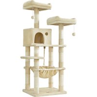 Feandrea Cat Tree - Beige - cat tree - Beige