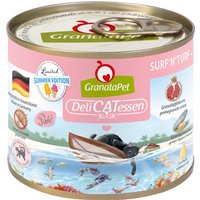 GranataPet DeliCatessen 6 x 200 g pour chat - Édition été - Surf & Turf