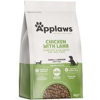 4kg Adult Small & Medium Breed Applaws, poulet & agneau - Croquettes pour chien