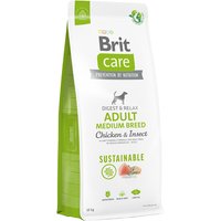 Brit Care Sustainable Adult Medium Breed poulet, insectes pour chien - 12 kg