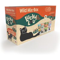 12x 125g Lucky Lou Adult Wild-Mix nourriture pour chat humide