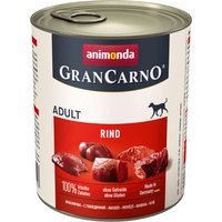6x800g Original Adult pur bœuf Animonda GranCarno - Pâtée pour chien