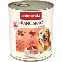 12x800g Original Adult Adult: Rund & Kip animonda GranCarno Hondenvoer