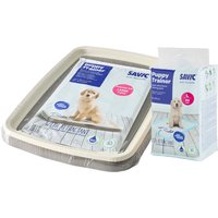 Savic Puppy Trainer Starter Set - Startset: L, inkl. 7 pads + 50 pads