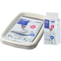 lot économique : set taille M + 50 tapis Toilettes Savic Puppy Trainer pour chiot