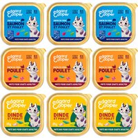 Lot mixte Edgard & Cooper Pâté pour chat - 9 x 85 g (3 variétés)