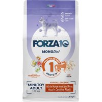 Forza10 Mini & Toy Diet al Cavallo e Piselli Crocchette cane - 1,5 kg