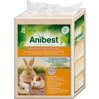 Litière en bois naturel Anibest pour petits animaux - 60 L (3,2 kg)